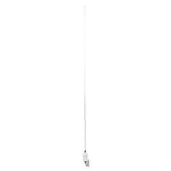 Picture of 136 to 174 MHz, Omni Marine Antenna, 3.5 dBi, UHF Female (SO239) Connector, White, Stainless Steel Radome, Vertical Polarization
