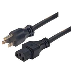 Picture of N5-15 to C13 LSZH Power Cords 14AWG 2 Meters