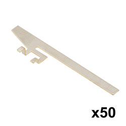 Picture of 2400-2500/ 5150-5825 MHz, 2/3 dBi, Stamped Metal AP/Router Embedded Antenna-50 Pack