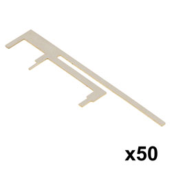 Picture of 2400-2500/ 5150- 5825 MHz, 2.82/3.43 dBi, Stamped Metal AP/Router Embedded Antenna-50 Pack