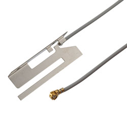 Picture of 2400- 2500/ 5150-5825 MHz, 4.8/3.7 dBi, Stamped Metal AP/Router Embedded Antenna With IPEX Connector-50 Pack