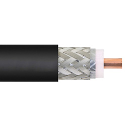 Picture of Low Loss Flexible LMR-600 Indoor / Outdoor Rated Coax Cable Double Shielded with Black PE Jacket By The Foot