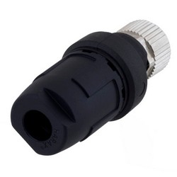 Picture of M12 4 Pin A-Code Female Field Termination Connector, 20-17AWG