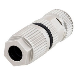 M12 Adapter D-code Male to X-code Female