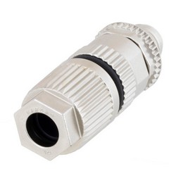 Picture of M12 4 Pin D-Code Male Shielded Field Termination Connector