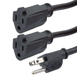 Picture of N5-15P - 2N5-15R Split Power Cord, 15A, 125V 4 FT