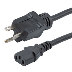 Picture of N6-20P - C13 Power Cord, 15A, 250V, 10 FT
