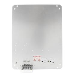 Picture of Assembled Replacement Mounting Plate for 141006/1210xx Enclosures 120VAC