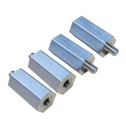 Picture of 1 Inch High Hex Aluminum Standoff - 4-Pack