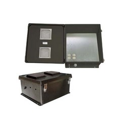 Picture of 18x16x8 Inch 120VAC Black Vented Weatherproof Enclosure w/Solid State Controlled Heating System