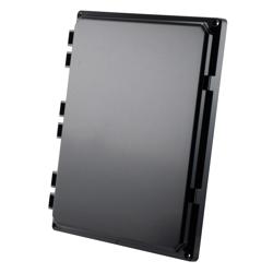 Picture of Black Replacement Hinge Cover for 12x10x6 Polycarbonate Enclosure