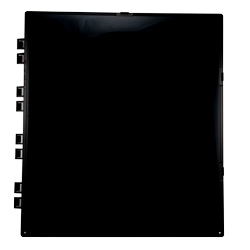 Picture of Black Replacement Hinge Cover for 1816 Polycarbonate Enclosure