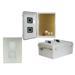 Picture of 14x10x6 Inch 120 VAC  ABS Vented Weatherproof Enclosure