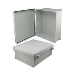 Picture of 16x14x6 Inch UL® Listed Weatherproof Industrial NEMA 4X Enclosure Only with Non-Metallic Hinges