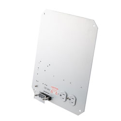 Picture of Assembled Replacement Mounting Plate for Polycarbonate 121006-1H0 Enclosures