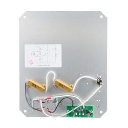 Picture of Assembled Replacement Mounting Plate for Polycarbonate 121006-1H0 Enclosures
