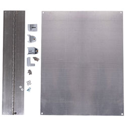 Picture of Aluminum Hinged Swing Panel kit for PC201608 Enclosures that include Rail Kits (NBR/ NBRW) versions