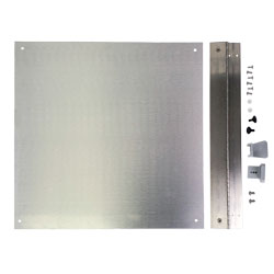 Picture of Aluminum Hinged Swing Panel kit for PC242410 Enclosures that include Rail Kits (NBR/ NBRW) versions