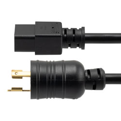 Picture of NEMA L5-20P - C19, SJTOW Power Cable, 125V, 20A, 6FT