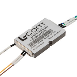 Picture of Passive CWDM, Compact Demux, 4 channel, starting at 1551nm, 20 nm spacing, 900um 1m fiber, no connector w/ Express Port