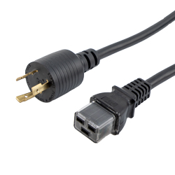 Picture of Nema L5-20P to C19 Power Cord, 20A, 125V - 8ft