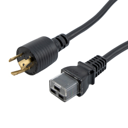 Picture of Nema L6-20P to C19 Power Cord, 20A, 250V - 10ft