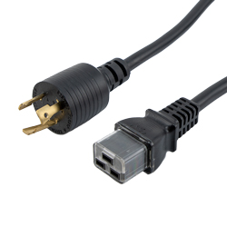 Picture of Nema L6-20P to C19 Power Cord, 20A, 250V - 3ft