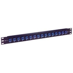 Picture of 1.75" x 19" Patch Panel,  w/16 LC Singlemode Couplers