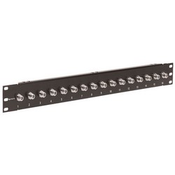 Picture of 1.75" x 19" Panel (Black), 16 F Coupler