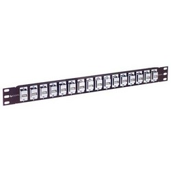 Picture of 1.75" 16 Port Panel USB A/B Flanged Coupler, Shielded