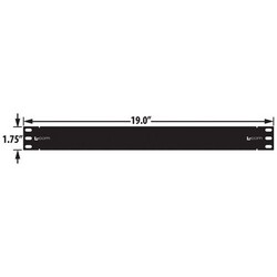 Picture of 1.75" 16 Port Panel USB A/B Flanged Coupler, Shielded