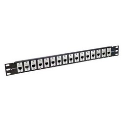 Picture of 1.75" 16 Port ECF Flange Mounted Category 6a Feed-Thru Panel, Shielded
