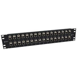 Picture of 3.5"x19" (2U) 32 Port  Low Profile Category 6 Feed-Thru Panel, Shielded