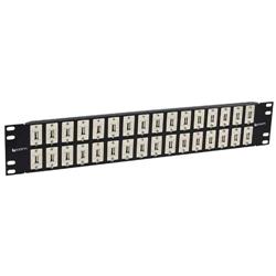 Picture of 3.50" 32 Port Panel USB A/A Keystone Style Coupler, Shielded