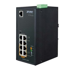 Picture of Industrial 4-Port 10/100/1000T 802.3at PoE plus 4-Ports 10/100/1000T Managed Switch