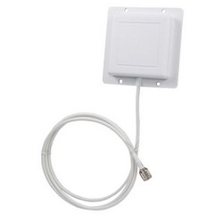 Picture of 2.4 GHz 8 dBi  Flat Patch Antenna - 4ft RP-SMA Plug Connector