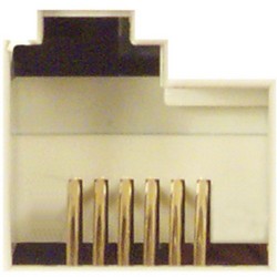 Picture of Modular Adapter, DB9 Female / MMJ (6x6) Jack 50µ Gold