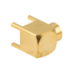 Picture of RF PCB Connector, SMP R/A PCB MOUNT PLUG (LIMITED DETENT)