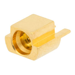 Picture of SMP Male Limited Detent Connector Solder Attachment End Launch PCB, Up To 8 GHz