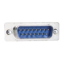 Picture of Right Angle D-sub PCB Connector, DB15 Male, Tray 10