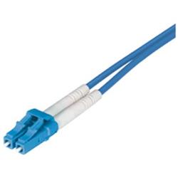 Picture of 9/125, Single Mode Fiber Cable, Dual LC / Dual LC, Blue 2.0m
