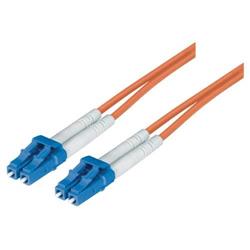 Picture of 9/125, Single Mode Fiber Cable, Dual LC / Dual LC, Orange 1.0m