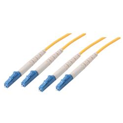 Picture of 9/125, Single mode Plenum Fiber Cable Dual LC / Dual LC, 2.0m