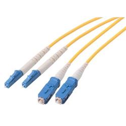 Picture of 9/125, Single mode Fiber Cable, Dual SC /Dual LC, 1.0m