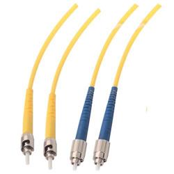 Picture of 9/125, Single mode Fiber Cable, Dual ST /Dual FC, 1.0m
