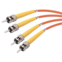 Picture of 9/125, Single Mode Fiber Cable, Dual ST / Dual ST, Orange 1.0m