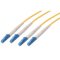 Picture of 9/125, Singlemode Low Smoke Zero Halogen Fiber Cable Dual LC / Dual LC, 4.0m