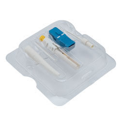 Picture of Splice-on connector kit, SC Single mode 0.9mm G652D Blue, with 10-piece connectors