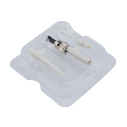 Picture of Splice-on connector kit, ST Multimode OM4 0.9mm, with 10-piece connectors
