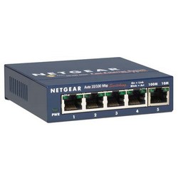 Picture of NETGEAR 10/100Mbps 5 Port RJ45 Switch